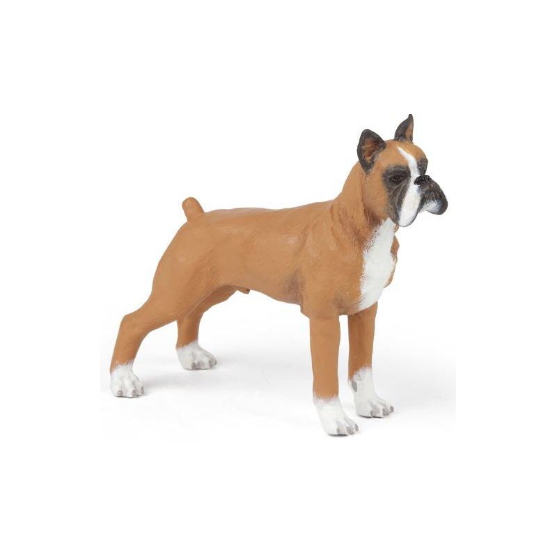 Boxer Dog Plastic Figure