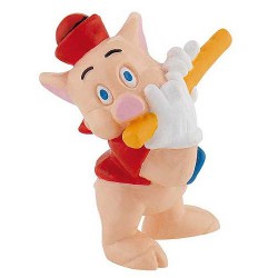 Red Pig Figure The Three Little Pigs