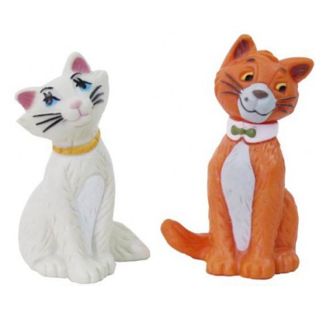 Figuras Aristogatos Vagabundo y Duquesa