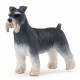 Schnauzer Dog Plastic Figure