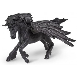 Caballo con Alas Negro Pegaso Figura Seres Mitológicos