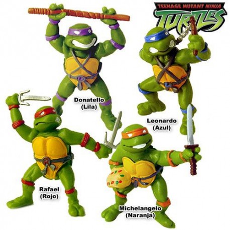 Tortugas Ninja 4 Figuras