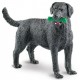 Miniatura Perro Guía Labrador Retriever Negro Figura