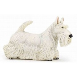 White Scottish Terrier Dog Pvc