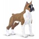 Perro Boxer Marrón Oscuro Figura