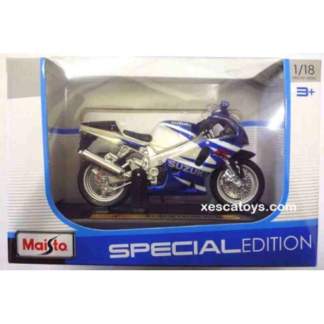 Suzuki GSX R750 Escala 1:18 Maisto Special Edition