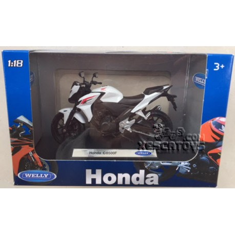 Honda CB500F White Scale 1:18 Welly