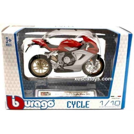Motorbike MV Agusta F3 Serie Oro Scale 1:18 Burago