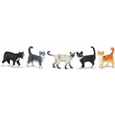 Gatos Domésticos Figuras Miniaturas