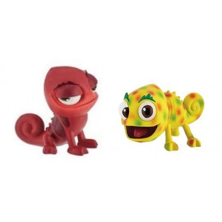 Camaleón Rojo o Amarillo Figura Rapunzel