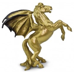 Caballo Dorado con Alas Figura Mitológica Griega