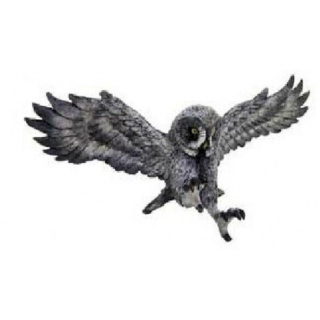 Cárabo Lapón Figura Aves Miniatura