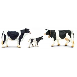 Holstein Bull and Holstein Cow Animal Farm Figure