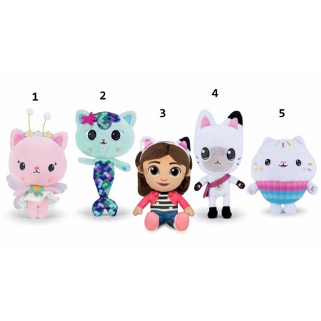 Peluches La Casa de Muñecas de Gabby