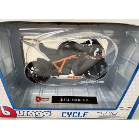 KTM 1190 RC8 Escala 1:18 Bburago