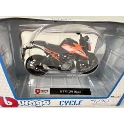 KTM 250 DUKE Escala 1:18 Bburago