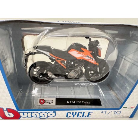 KTM 250 DUKE Escala 1:18 Bburago